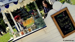 Brulee cheese sticks, Buenos Aires Market