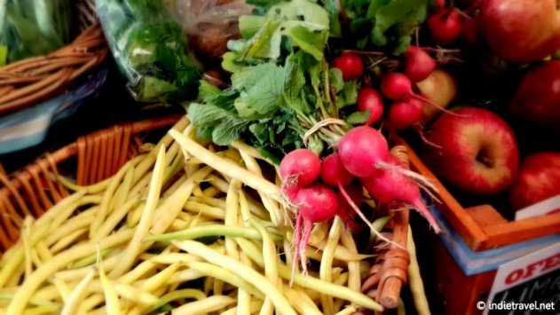 Organic vegetables and fruits, Buenos Aires Market
