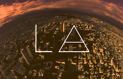 Los Angeles at night photos